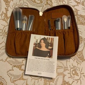 Trish McEvoy Sunlit Glamour Makeup Brushes NEW